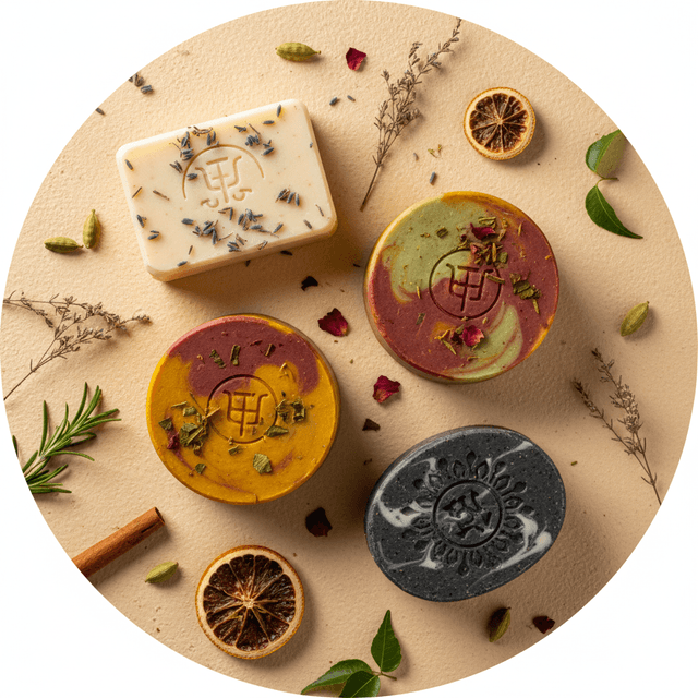 Soaps category - PurāVeda artisan soap bars