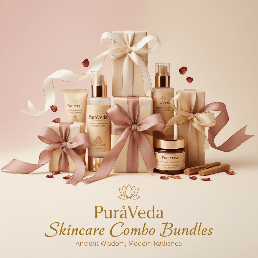 Combos collection - PurāVeda skincare product bundles